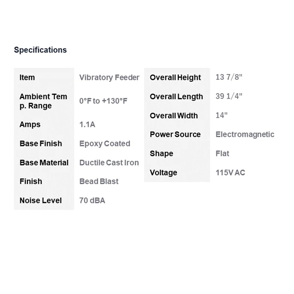 Vibratory Feeder / conveyor feeder